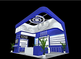 展示展臺3D