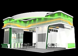 展覽搭建3D下載