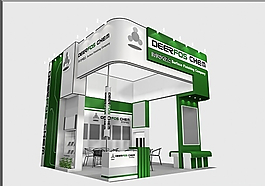 個性展會展示3Dmax模型設計
