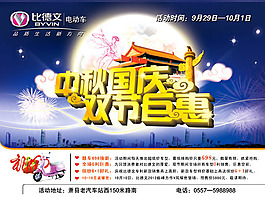 電動(dòng)車促銷海報(bào)PSD素材