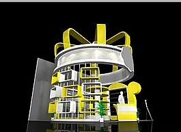 黃色特裝3D模型
