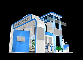 電子展會3D模型下載