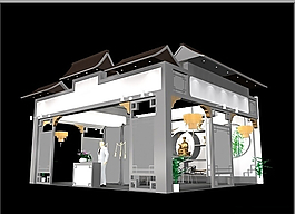 藝術展示模型3D下載