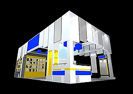 展會(huì)3D模型設(shè)計(jì)