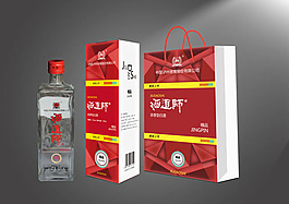 瀘州老窖包裝盒PSD素材