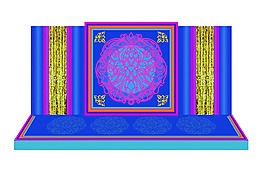 民族風(fēng)格婚禮效果圖