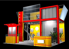 雙層展臺展示設計