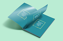 精致雜志模板PSD圖片