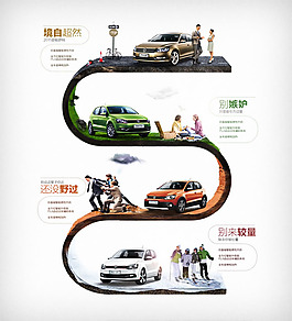 汽車促銷網(wǎng)站PSD素材