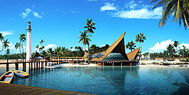 海濱度假長(zhǎng)廊