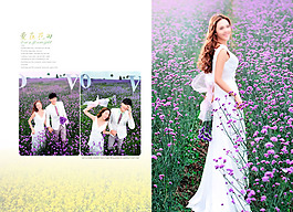 婚紗相冊(cè)模板PSD素材
