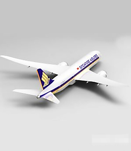 波音787夢想客機三維模型