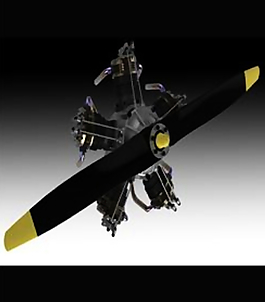 飛機發動機三維模型