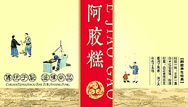 傳統(tǒng)包裝黃色清明上河圖