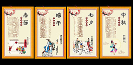 中國(guó)風(fēng)傳統(tǒng)節(jié)日展板PSD素材