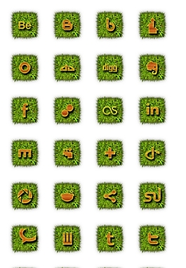 社交网络公司LOGO小图标