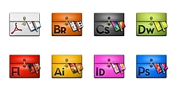 adobe cs6 系列軟件文件夾圖標下載