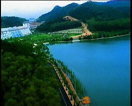 航拍城市視頻素材