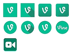 Vine標志系列圖標下載