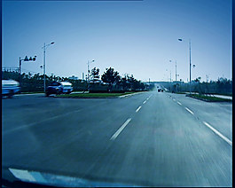 漂亮的新城區(qū)馬路視頻素材