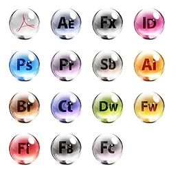 Adobe透明軟件圖標下載