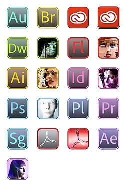 Adobe cs6系列軟件圖標(biāo)