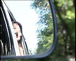 車上少女景觀素材視頻素材