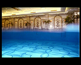 室內游泳池水下視頻素材