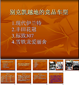 別克凱越競品車型分析PPT