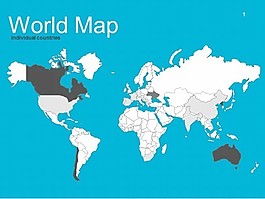 世界地圖矢量編輯