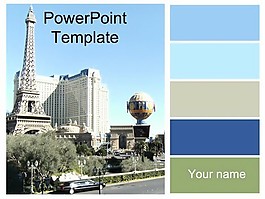 拉斯維加斯的PowerPoint模板