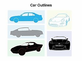 汽車輪廓模板