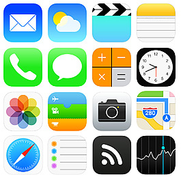 苹果ios7 icon图标高清矢量下载