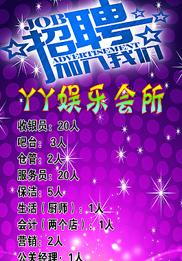 酒吧招聘