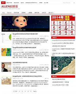 簡潔時尚WP漢化主題圖片