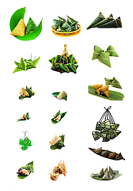 端午節(jié)粽子分層素材圖片