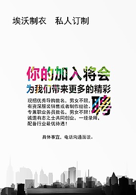 招聘海報