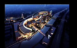 海湾里的建筑