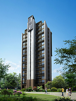 住宅樓建筑外觀