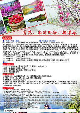 旅游宣传单