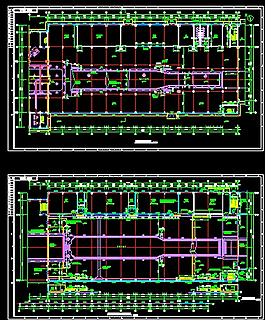 連體鋼結(jié)構(gòu)廠房建筑施工圖
