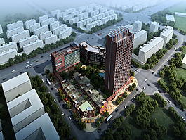 城市建筑規(guī)劃圖
