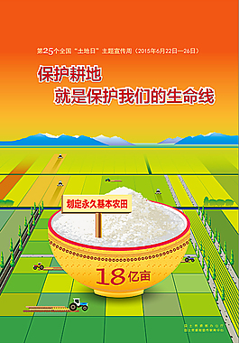 第25個全國土地日海報