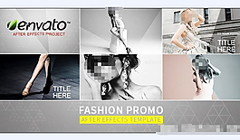 時尚模特展示促銷動畫AE模板