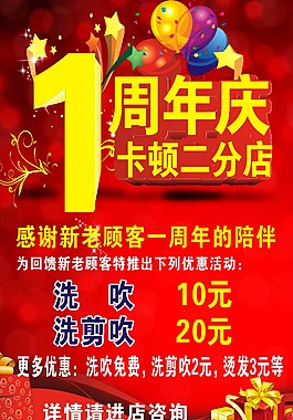 1周年