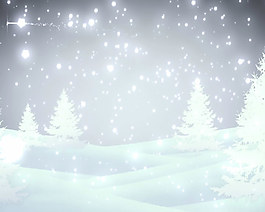 下雪的白色圣誕節(jié)素材視頻素材