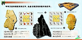 校园走廊文化-甲骨文