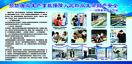 保障人民安全展板