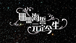 婚禮主題定格logo