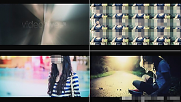 節(jié)奏感很強的圖片展示動畫模板